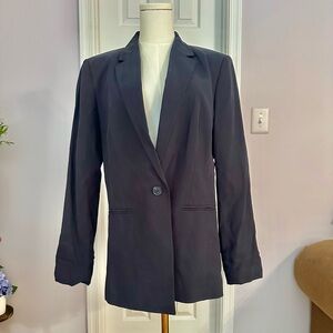 LOFT Navy Single Button Blazer, size 14